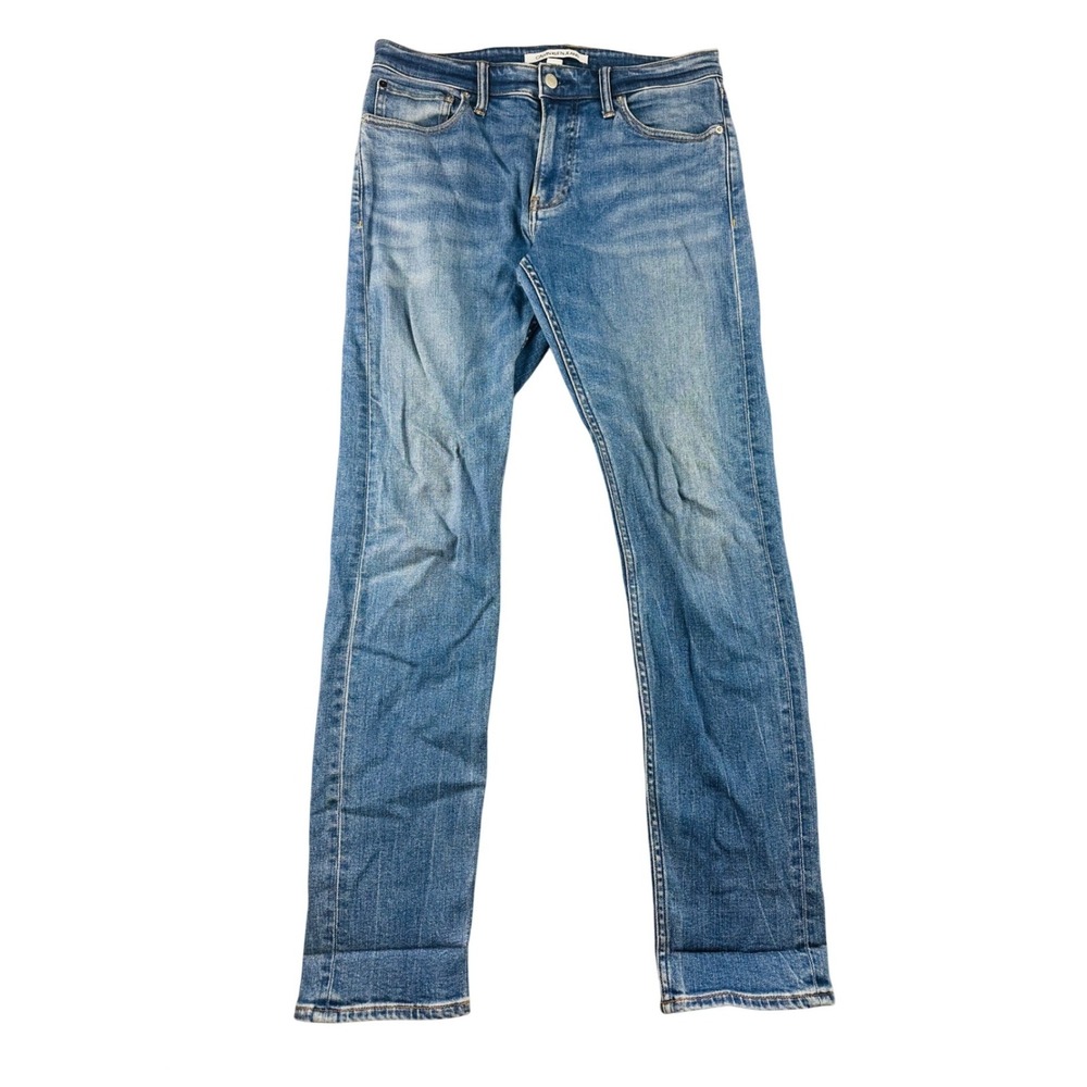 Calvin Klein‎ Jeans Men 32x32 Blue Victor Slim Straight Fit Cotton Modal Stretch